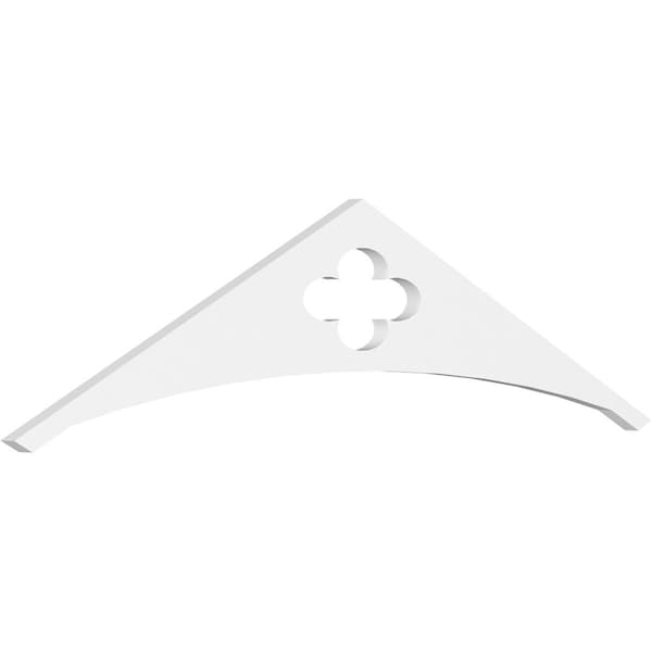 Ekena Millwork Pitch Turner Architectural Grade PVC Gable Pediment, 48"W x 12"H x 1"P (6/12) GPP048X012X100TUR - main